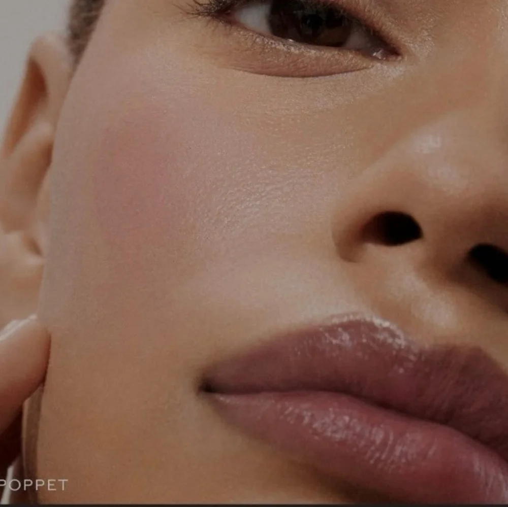 Westman Atelier MINI Baby Cheeks Lip+Cheek Cream Blush Stick POPPET/Poppy Pink. - Picture 2 of 5